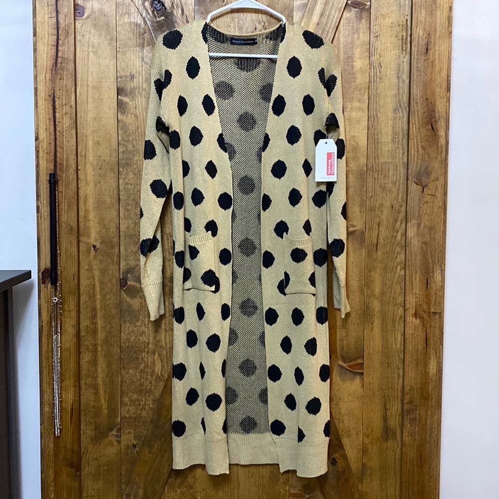 MAISON MASCALLIER open sweater size medium